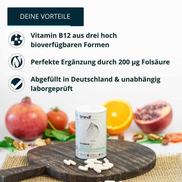 Image du produit Brandl-Nutrition Vitamine B12 Acide folique (1 pièce(s), Capsules, 45 g)