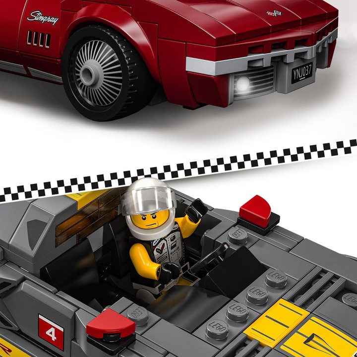 Produktbild LEGO Chevrolet Corvette C8.R & 1969 (76903, LEGO Speed Champions)
