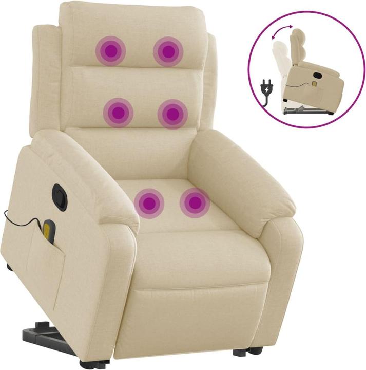 Produktbild vidaXL Massagesessel mit Aufstehhilfe