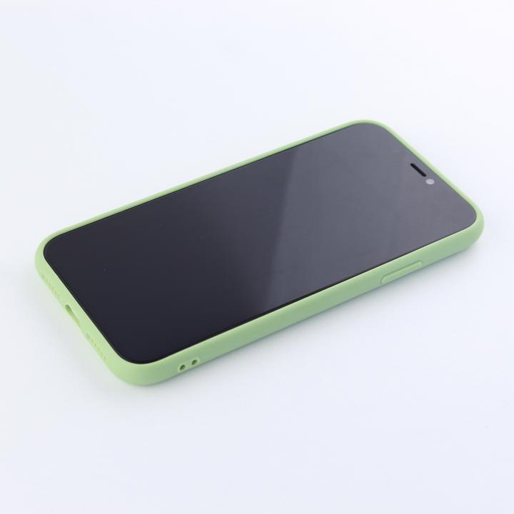 Image du produit PhoneLook Coque Silicone Mat Coeur vert clair (Apple iPhone X, Apple iPhone XS)