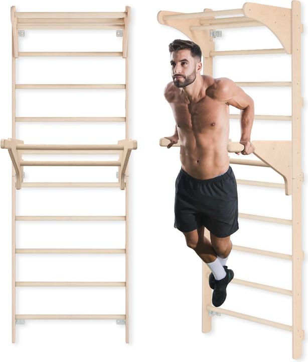 Mamoi Sprossenwand mit Klimmzugstange