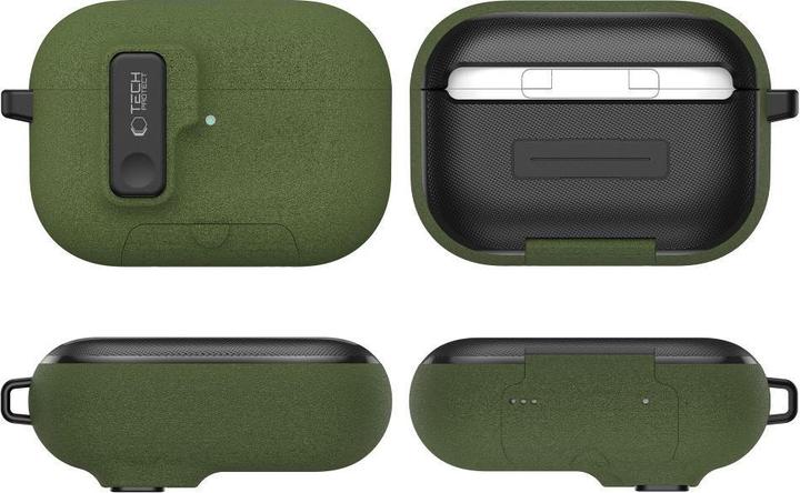 Image du produit 4Kom Headphone case Tech-Protect Apple AIRPODS PRO 3 SLIM HOOK Green (Manchon pour casque d'écoute)