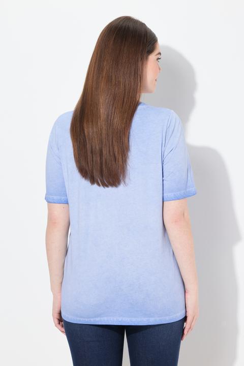 Produktbild Ulla Popken T-Shirt, Edelweiss, Classic, V-Ausschnitt, Halbarm (58)