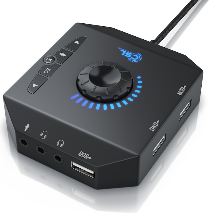Produktbild CSL externe USB Soundkarte (USB 2.0)
