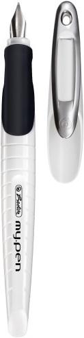 Produktbild Herlitz Fllhalter my.pen, Federbreite: L, weiá/schwarz (Black, Red, 1 x)