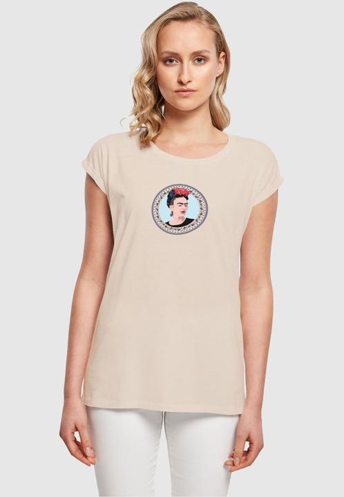 Produktbild Merchcode Ladies Frida Kahlo - Round Extended Shoulder Tee - 116235 (L)