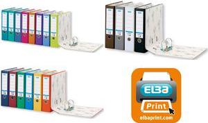 Actual product image Elba Folder smart PP paper, spine width: 80 mm, white DIN A4, cover outside PP (A4, 80 mm, 1 Piece)