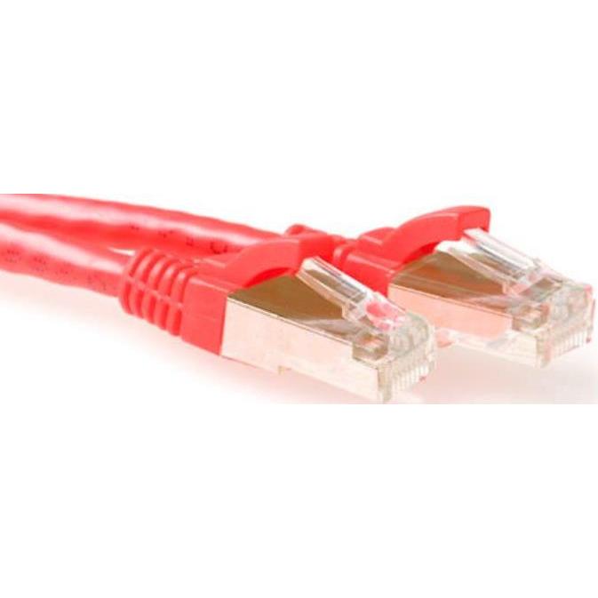 ACT 2.00m Cat6a SSTP PiMF 2m Cat6a S/FTP (S-STP) Rot Netzwerkkabel (S/FTP, CAT6a, 2 m), Netzwerkkabel