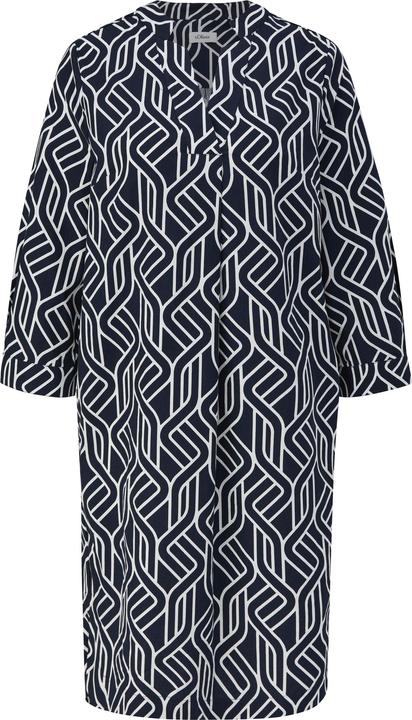 Immagine prodotto S.Oliver Kleid Baumwollkleid mit abgerundetem Saum und grafischem Print (38)