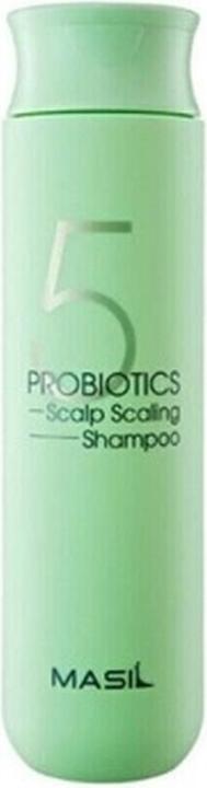 Masi 5 Probiotics Scalp Dandruff Shampoo K Beauty with Free Gift (300 ml, Flüssiges Shampoo)