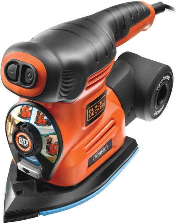 Image du produit Black & Decker Multisandre Autoselect® 4-en-1 KA280K (Ponceuse multi, 220 W)