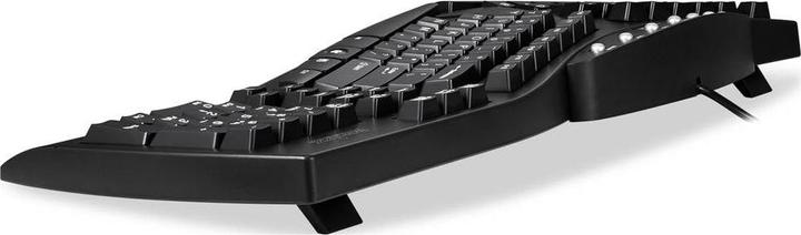 Immagine prodotto Perixx PERIDUO-512 DE, set tastiera e mouse, cablato, ergonomico, nero (DE, Cablato)