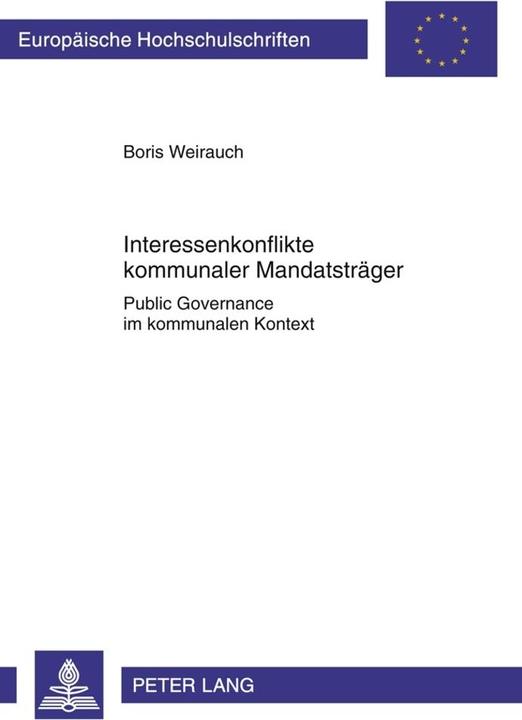 Energie-Label Interessenkonflikte kommunaler Mandatsträger (Deutsch, Boris Weirauch, 2011)