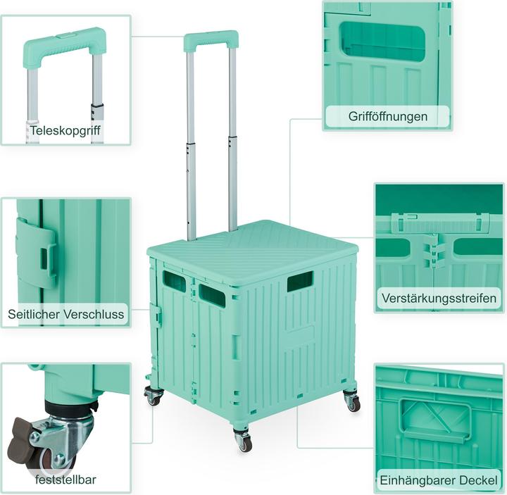 Actual product image Relaxdays shopping cart