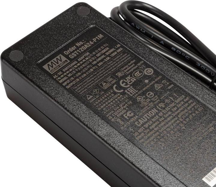 Produktbild MeanWell MEAN WELL GST120A24-P1M, 85 - 264 V, 120 W, 24 V, 5 A, 67 mm, 167 mm
