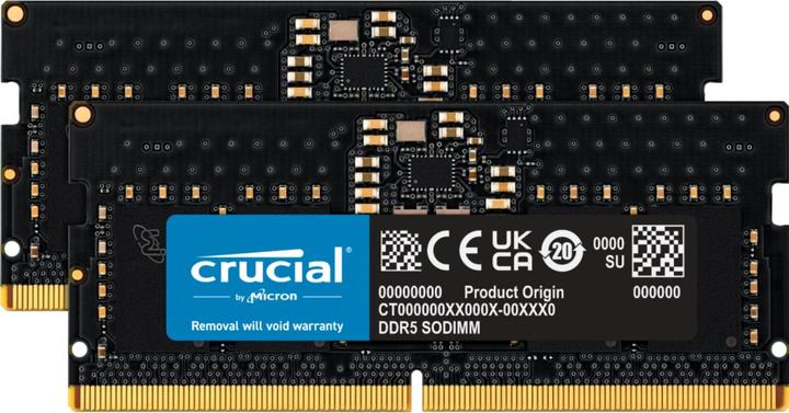 Immagine prodotto Crucial SORAM D5 5600 128GB C46 K2 (2 x 64GB, 5600 MHz, RAM DDR5, SO-DIMM)
