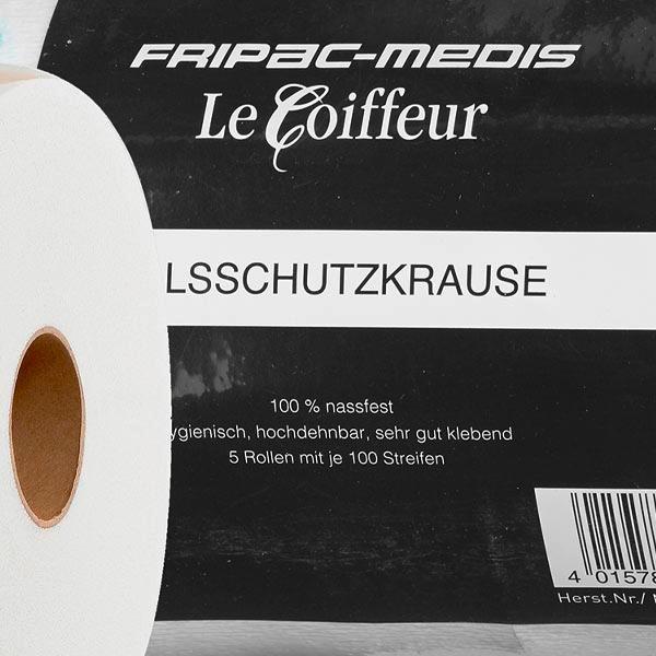 Image du produit Le Coiffeur Rouleaux de crêpe de cou 5 rouleaux de 100 bandes (Blanc)