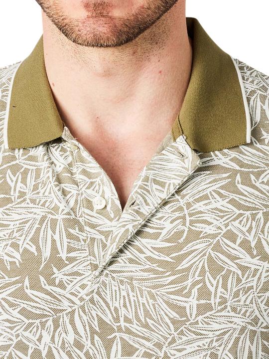 Actual product image GANT Pique Rugger Leaf Print utility green (S)