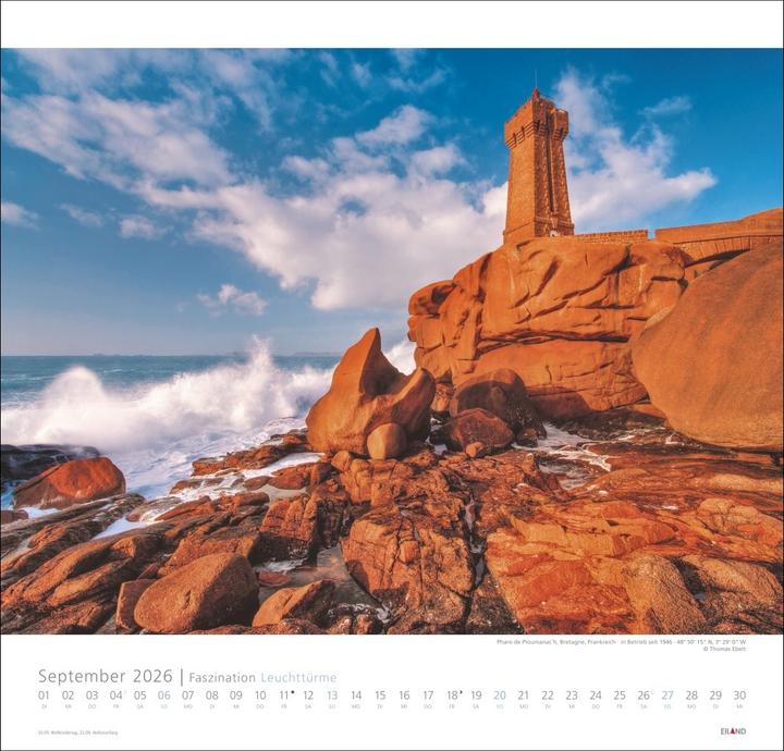 Immagine prodotto Faszination Leuchttürme Edition Kalender 2026 - An den Grenzen der Landschaft (48 x 46 cm, Copertina rigida, Tedesco)