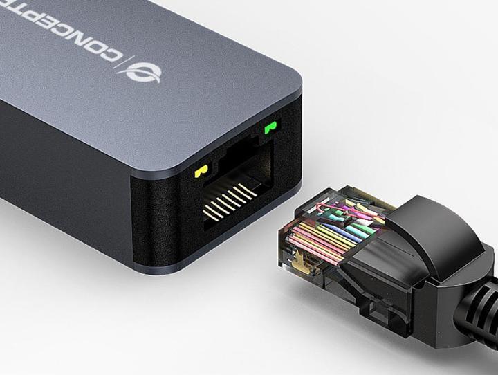 Produktbild Conceptronic Adapter USB3.0-> 10/100/1000/2500 (USB, RJ45 2.5 Gigabit Ethernet (1x))