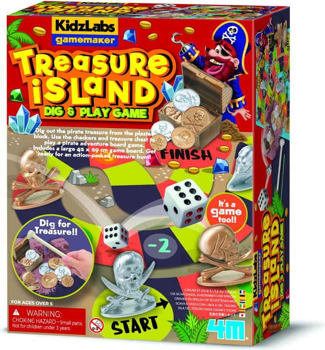 Actual product image 4M The Treasure Island game
