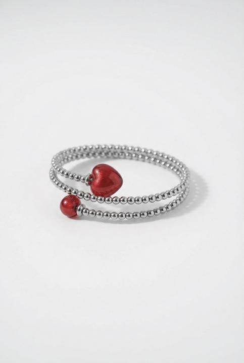 Image du produit Liliflo ELEMENT - Coeur Murano rouge