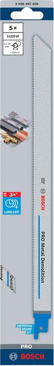 Actual product image Bosch Professional Zubehör PRO Metal Demolition S1225VF blade, 1.25 x 19 x 300 mm, 5 pcs.