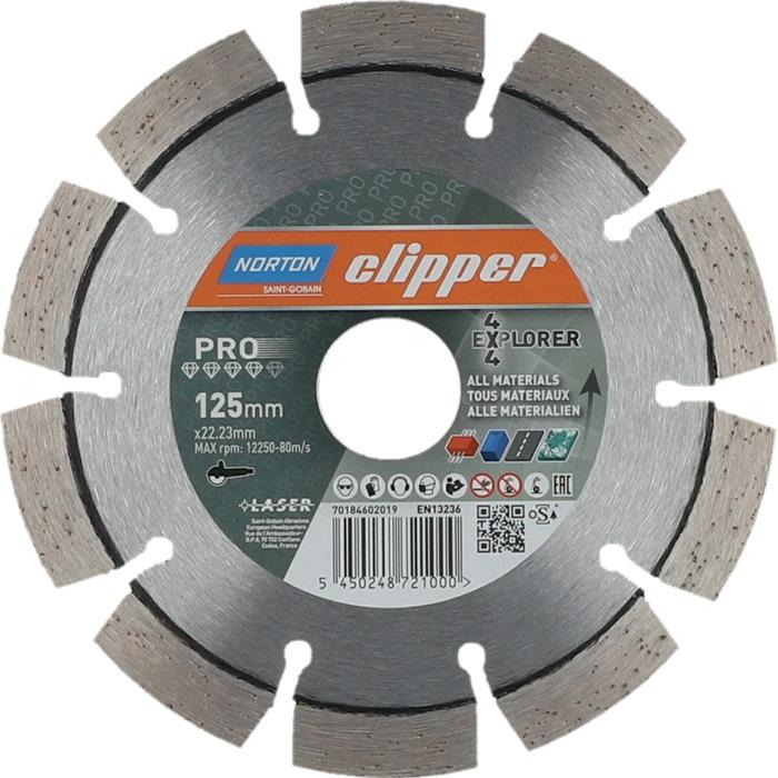 Norton Clipper Disco diamantato Pro 4x4 Explorer Ø 125x22,23 mm