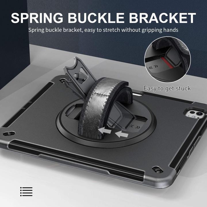 Actual product image JT Berlin Rugged Kickstand & Handstrap Case| Apple iPad Pro 13 2024| black| bulk| (30016) (Apple iPad Pro 13 2024, Apple iPad Pro 13 2025)