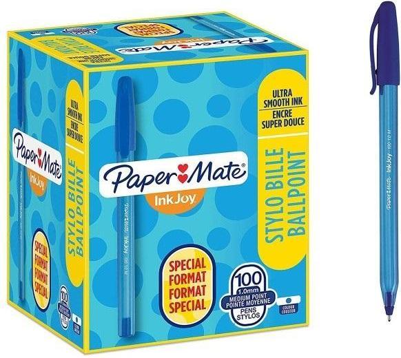 Produktbild Paper Mate Paper:Mate Kugelschreiber InkJoy 100, Value Pack, blau (Blau, 100 x)