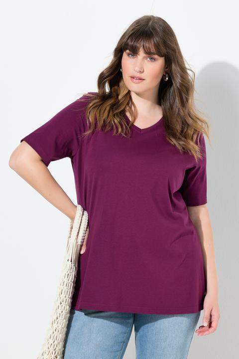 Actual product image Ulla Popken 2 Pack of Eco Cotton Basic Tees (54)