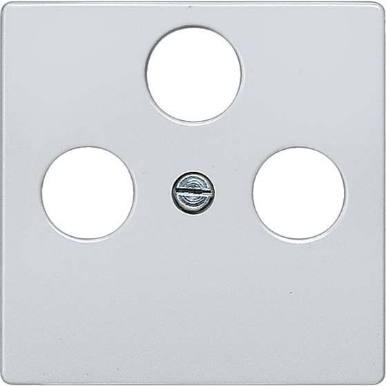 Siemens, Zubehör Schalterprogramm, Abdeckplatte 5TG12522 aluminium-metallic