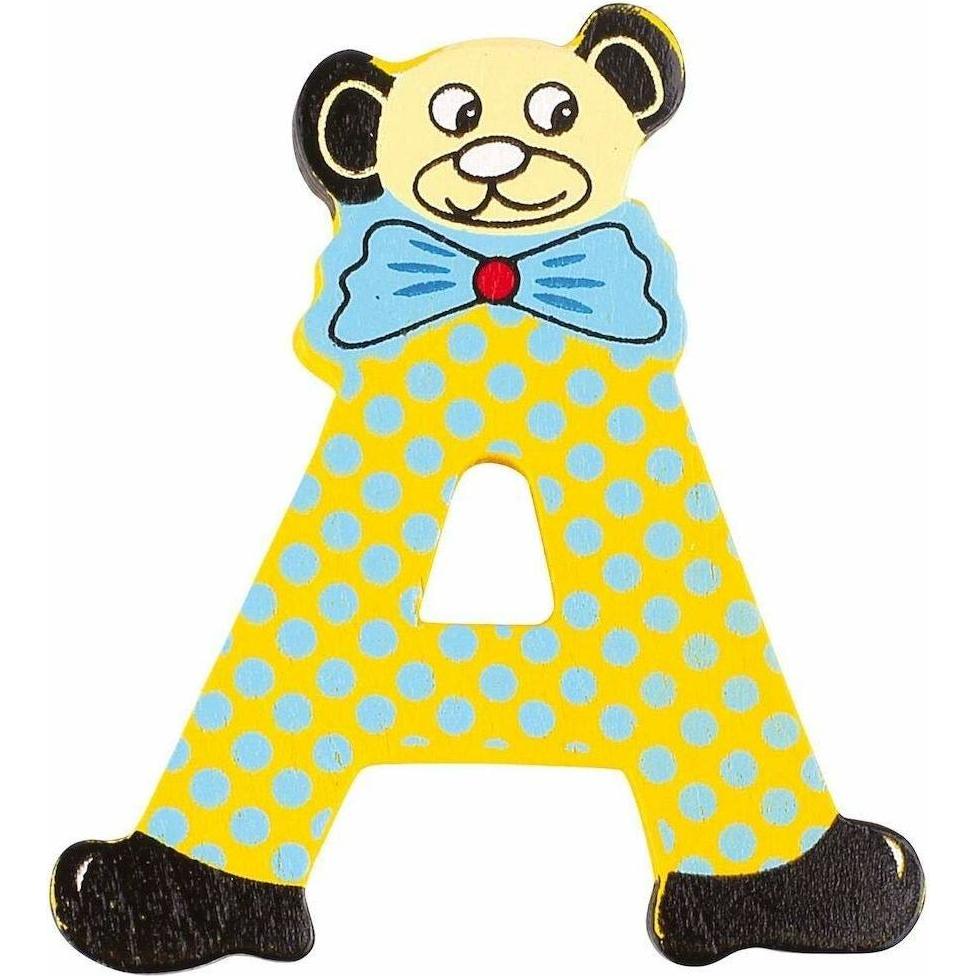 Thumbnail - small foot, Holzbuchstaben + Stoffbuchstaben, Bär P