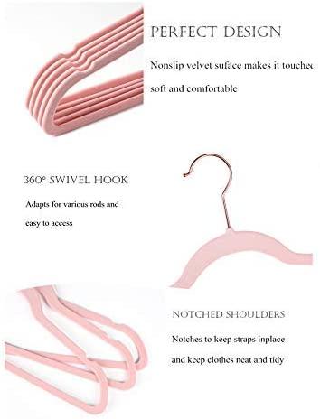 Actual product image Arekuaei Velvet coat hanger (50 x)