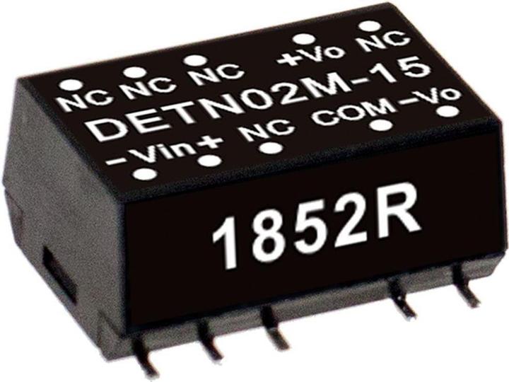 Actual product image MeanWell SMDDC/DC Converter Modules DETN02 Series SMD Case Dual Output 1