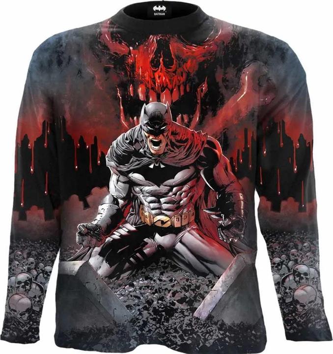 Produktbild Batman Asylum Wrap TShirt Langärmlig (S)
