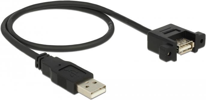 Produktbild Delock USB-Verlängerungskabel (0.50 m, USB 2.0)