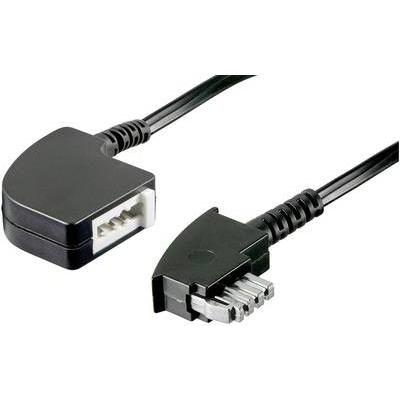 Basetech Fax Verlängerungskabel (1x TAE-N-Stecker, Telefon Zubehör