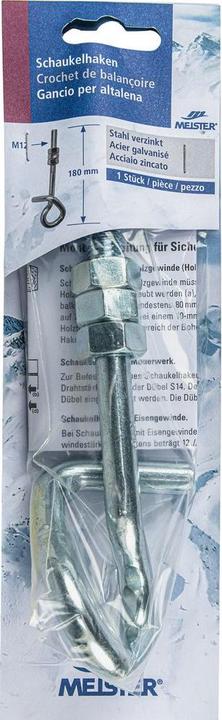 Actual product image Meister Swing hook 180x M12 (0.18 m)
