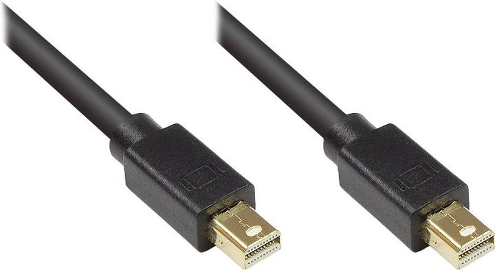 Produktbild Good Connections Anschlusskabel Mini DisplayPort 1.2, Stecker beidseitig, vergoldet, schwarz, 1m, ® (1 m)