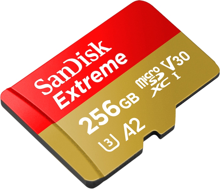 Productafbeelding SanDisk Extreme UHS-I V30 (256 GB, microSDXC, U3, UHS-I)