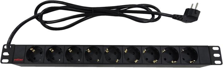 Actual product image Roline Power strip (rack (9 x, CEE 7/3, 2 m)