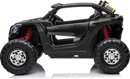 Produktbild Es-toys Kinderfahrzeug schwarz – Elektro Auto „Com 18“ – 24V7A Akku, 4x Motoren - Allrad + 2 Sitzer