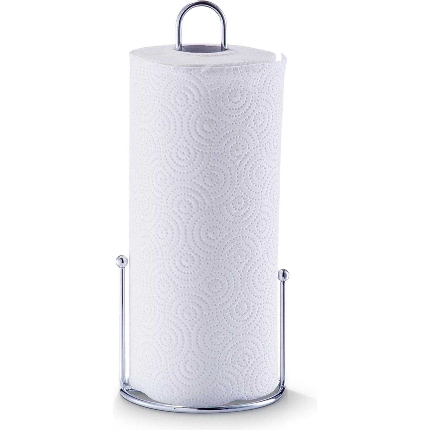 Zeller Present Küchentuchständer, Küchenrollenhalter, Silber