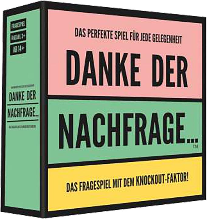 Actual product image Thanks for asking... (German, 2 - 8 Players)