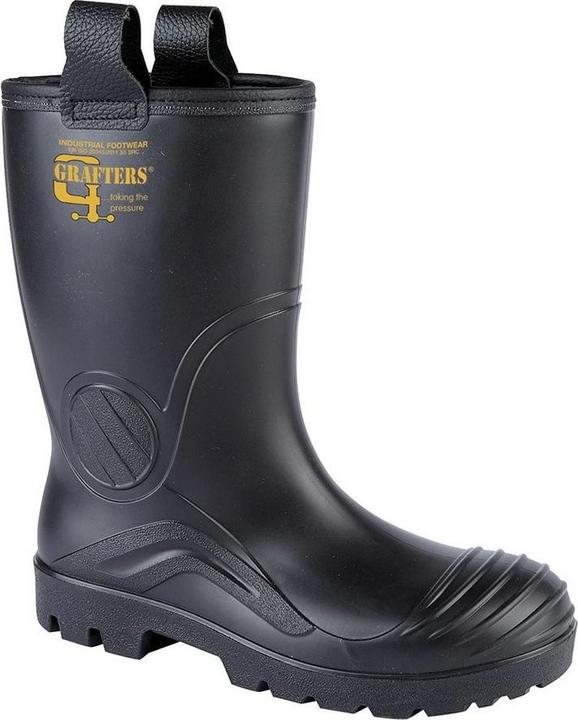 Produktbild Grafters Pvcsicherheitsgummistiefel Wasserfest Industriestandard (42)