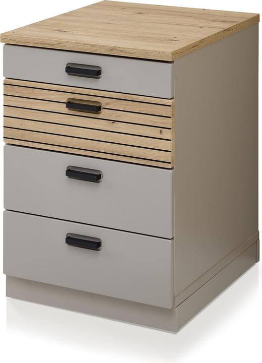 Artisan oak reproduction, Graphite, Matt black