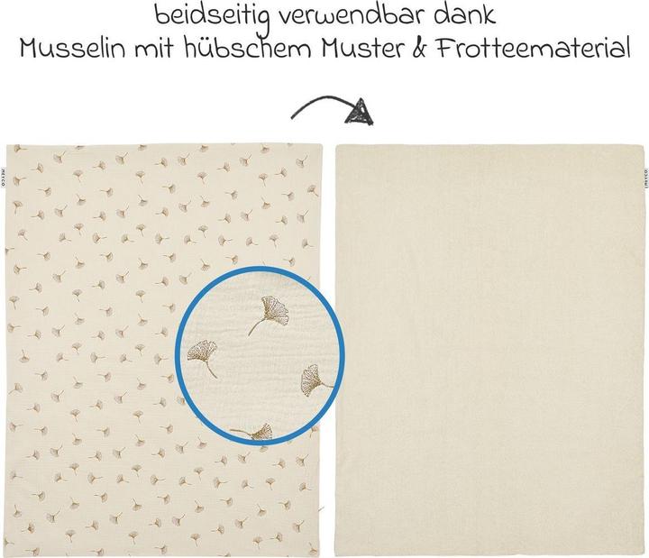 Image du produit Meyco babydecke pre-washed musselin (75 x 100 cm)