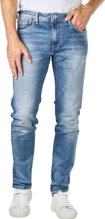 Pepe Jeans Stanley Destroyed Tapered Fit Medium Blue (W29/L32)