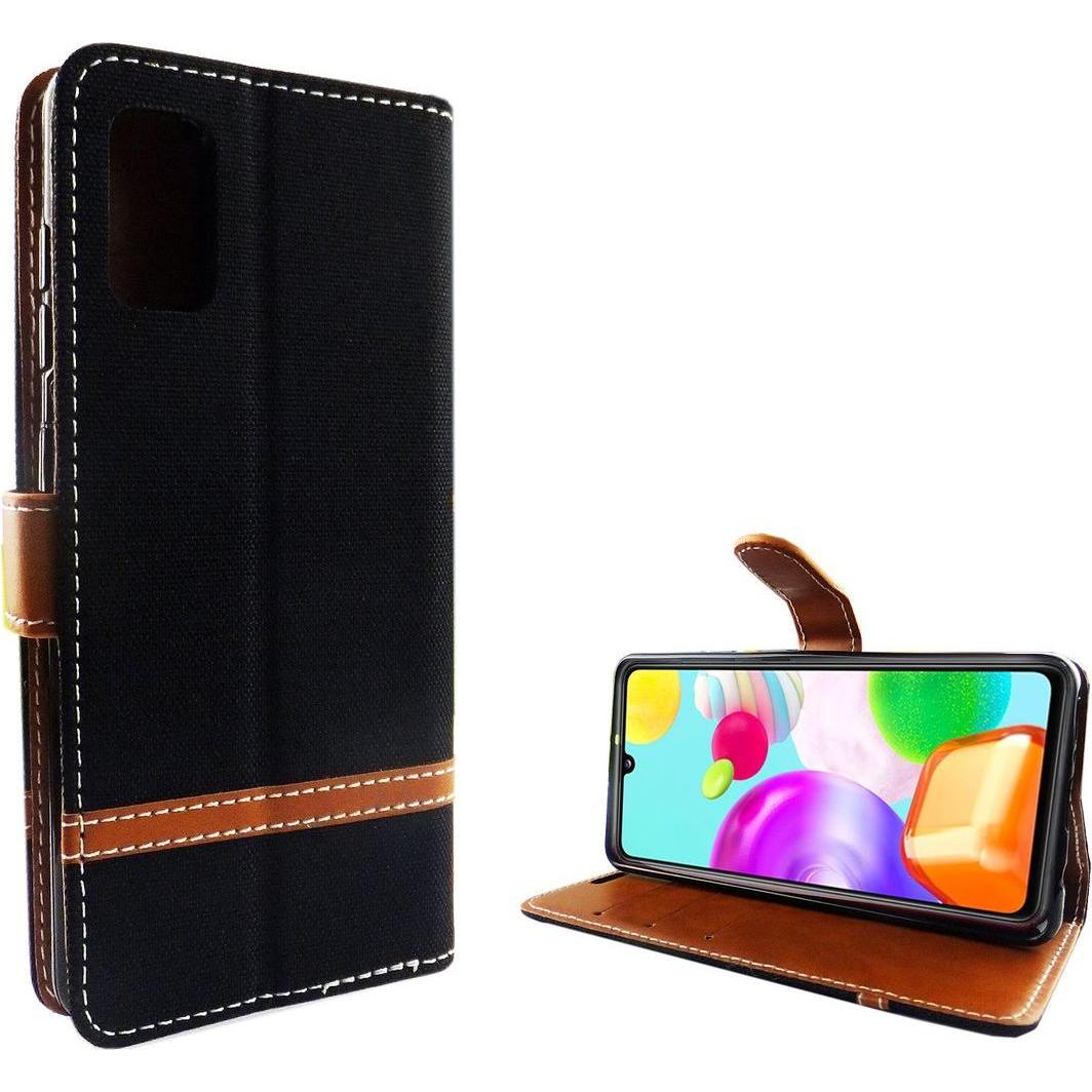 König Design Hülle Handy Schutz für Samsung Galaxy A41 Case Cover Tasche Wallet Etui Bumper (Samsung Galaxy A41), Smartp...
